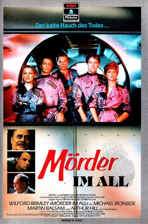 Murder in Space - German VHS movie cover
