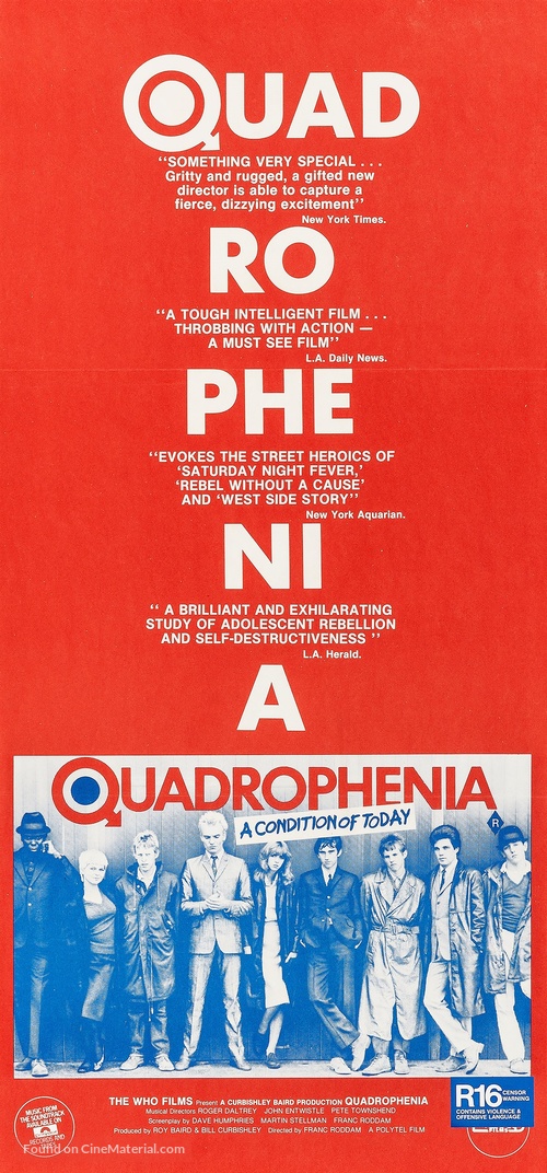 Quadrophenia - Australian Movie Poster