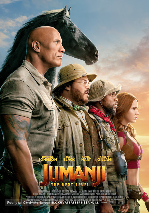 Jumanji: The Next Level - Finnish Movie Poster