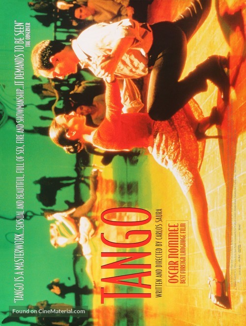 Tango, no me dejes nunca - British Movie Poster