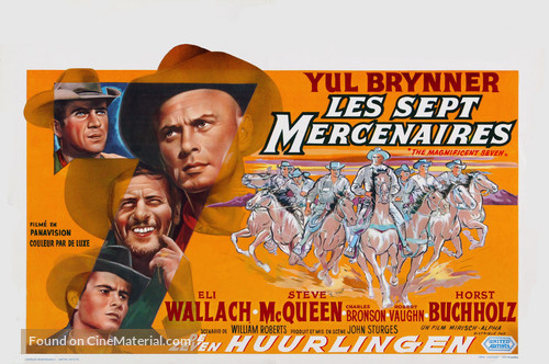 The Magnificent Seven - Belgian Movie Poster