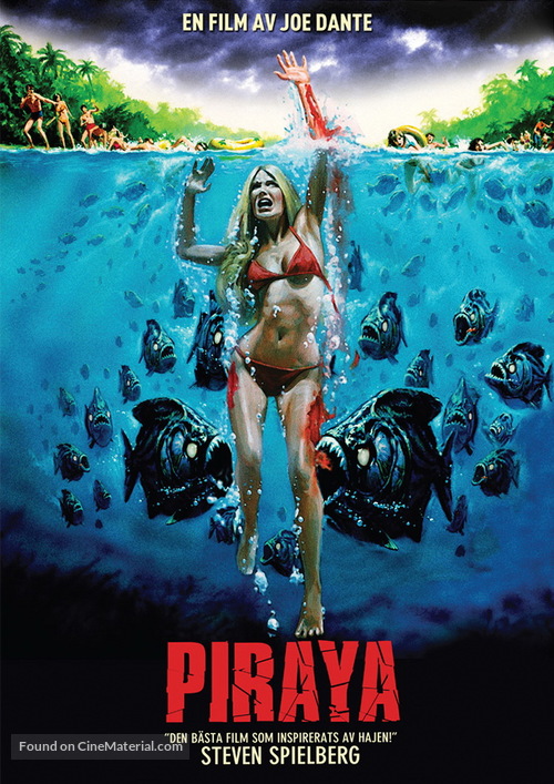 Piranha - Swedish Movie Cover