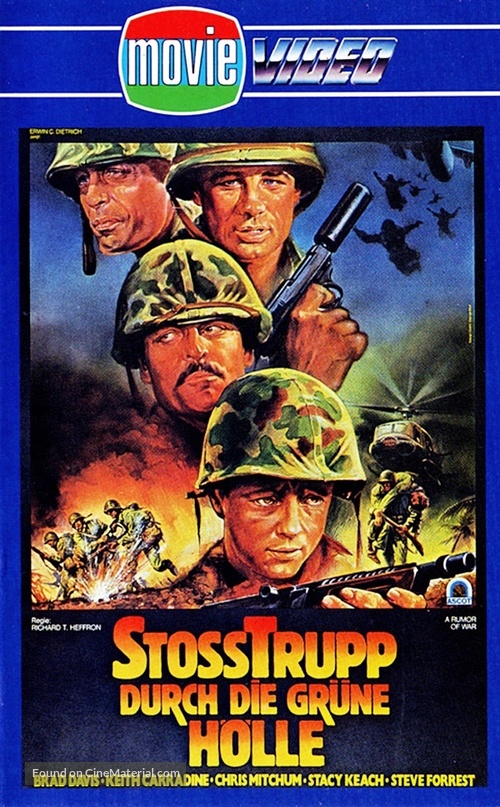 A Rumor of War - German VHS movie cover