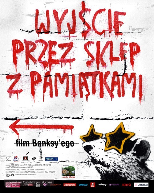 Exit Through the Gift Shop - Polish Movie Poster