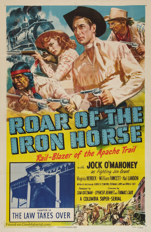 Roar of the Iron Horse, Rail-Blazer of the Apache Trail - Movie Poster