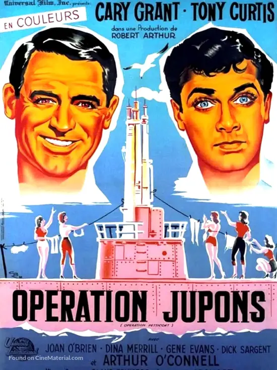 Operation Petticoat - French Movie Poster