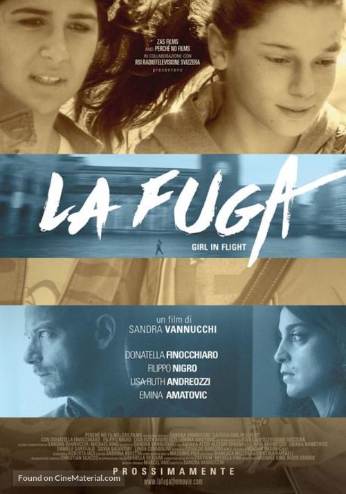 La Fuga: Girl in Flight - Italian Movie Poster