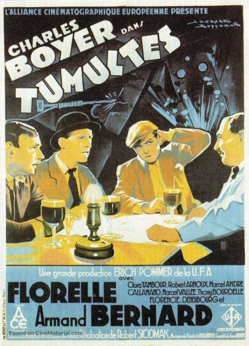 Tumultes - French Movie Poster