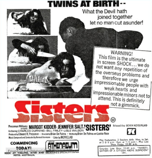 Sisters - Australian poster