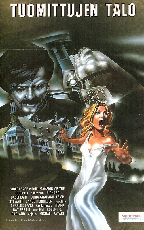 Mansion of the Doomed - Finnish VHS movie cover