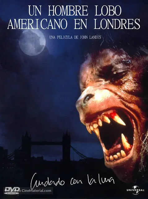 An American Werewolf in London - Argentinian DVD movie cover