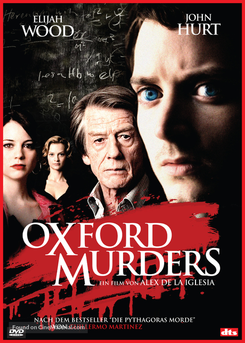 The Oxford Murders - German DVD movie cover