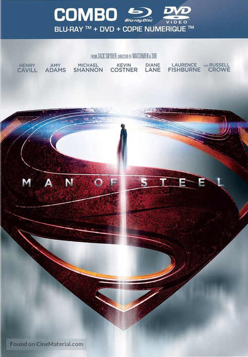 Man of Steel - French Blu-Ray movie cover