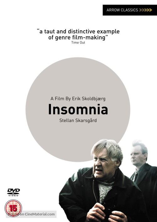 Insomnia - British DVD movie cover