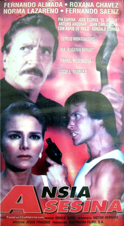 Ansia asesina - Mexican VHS movie cover