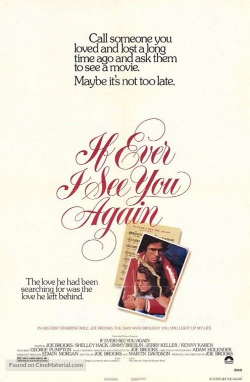 If Ever I See You Again - Movie Poster