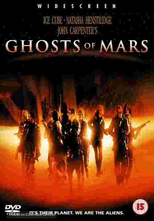 Ghosts Of Mars - British Movie Cover