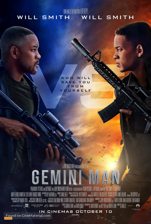 Gemini Man - Australian Movie Poster