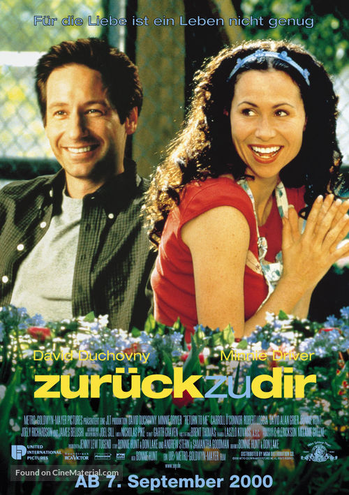 Return to Me - German Movie Poster