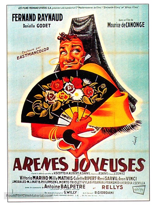 Ar&egrave;nes joyeuses - French Movie Poster