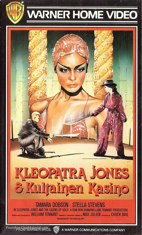 Cleopatra Jones and the Casino of Gold - Finnish VHS movie cover