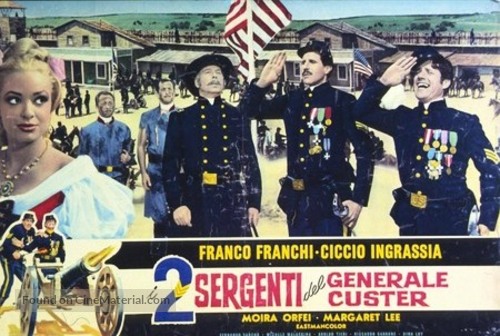 I due sergenti del generale Custer - Italian poster