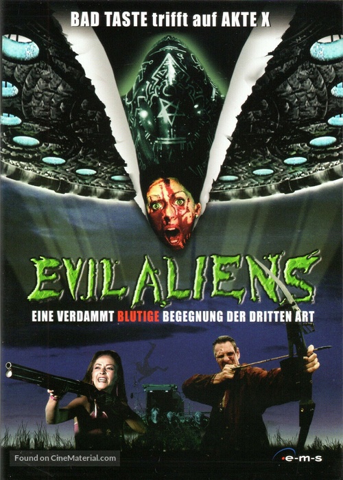 Evil Aliens - German DVD movie cover