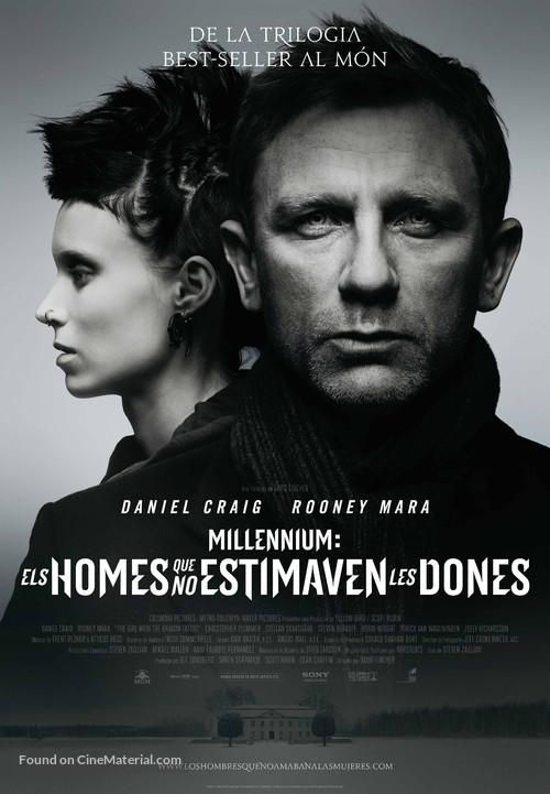 The Girl with the Dragon Tattoo - Andorran Movie Poster