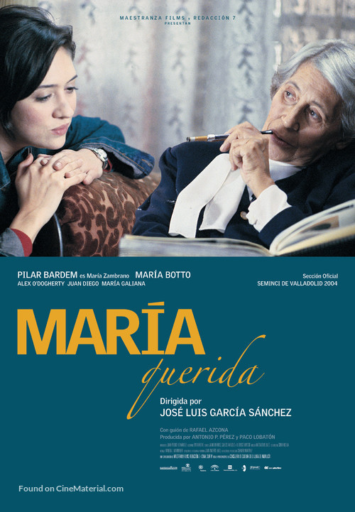 Mar&iacute;a querida - Spanish Movie Poster