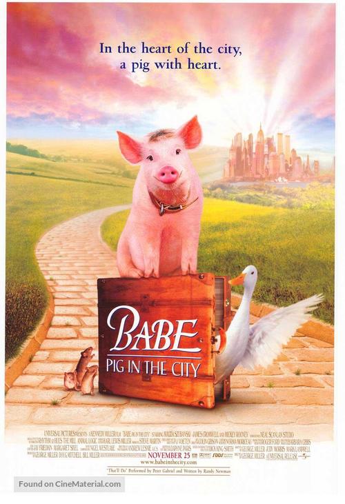 Babe: Pig in the City - Movie Poster