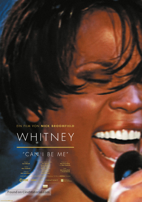 Whitney: Can I Be Me - German Movie Poster