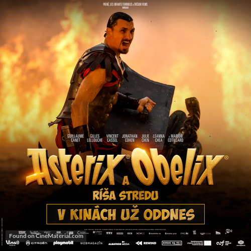Ast&eacute;rix &amp; Ob&eacute;lix: L&#039;Empire du Milieu - Slovak Movie Poster