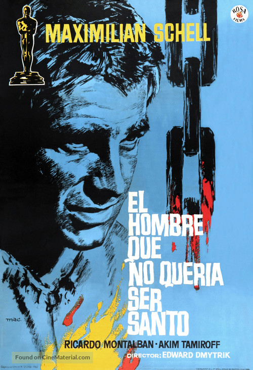 The Reluctant Saint - Spanish Movie Poster