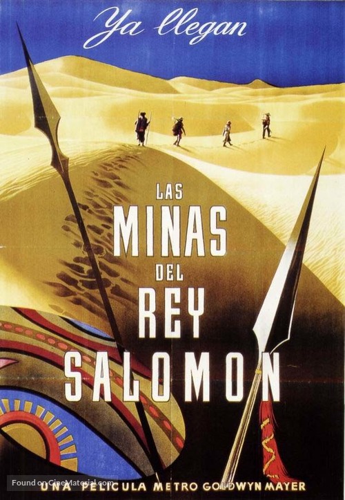 King Solomon&#039;s Mines - Spanish DVD movie cover