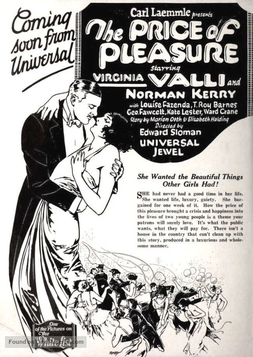 The Price of Pleasure - Movie Poster