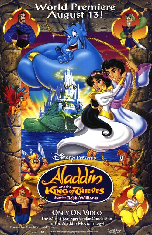 Aladdin And The King Of Thieves - Video release movie poster