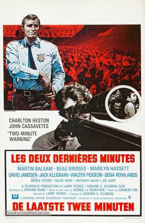 Two-Minute Warning - Belgian Movie Poster