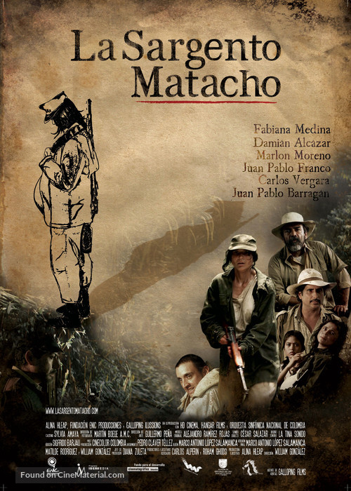 La Sargento Matacho - Colombian Movie Poster