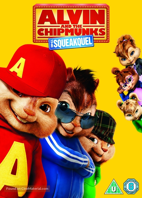 Alvin and the Chipmunks: The Squeakquel - British Movie Cover