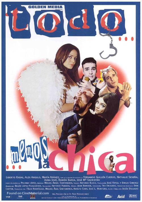 Todo menos la chica - Spanish poster