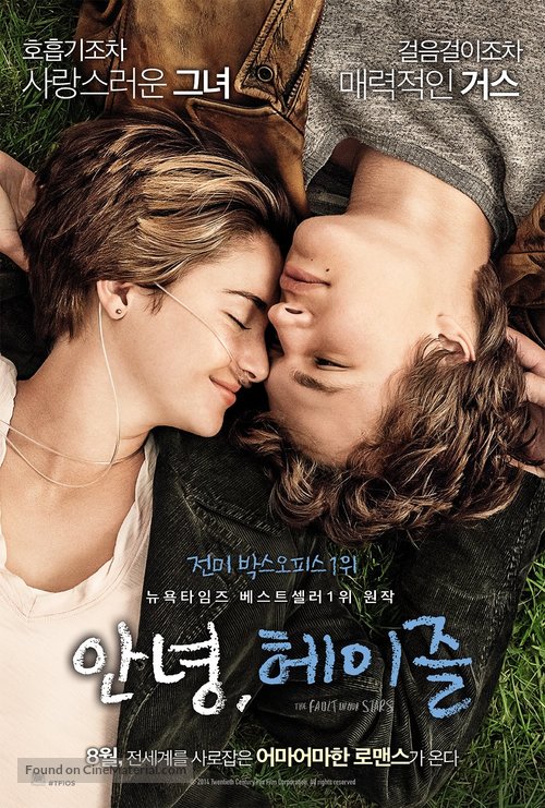 The Fault in Our Stars - South Korean Movie Poster