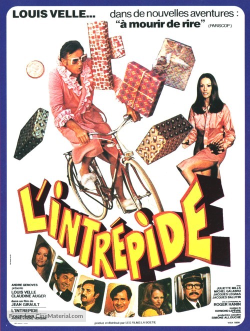 L&#039;intr&eacute;pide - French Movie Poster
