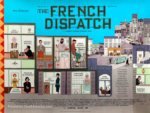 The French Dispatch - British Movie Poster