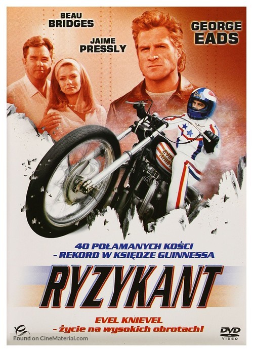 Evel Knievel - Polish DVD movie cover