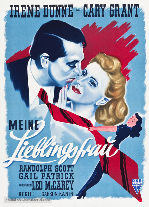 My Favorite Wife - German Movie Poster