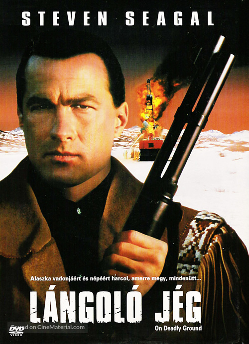 On Deadly Ground - Hungarian Movie Cover