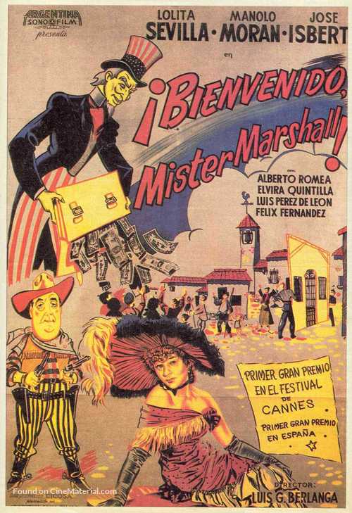 Bienvenido Mister Marshall - Argentinian Movie Poster