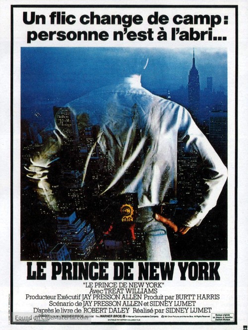 Prince of the City - French Movie Poster