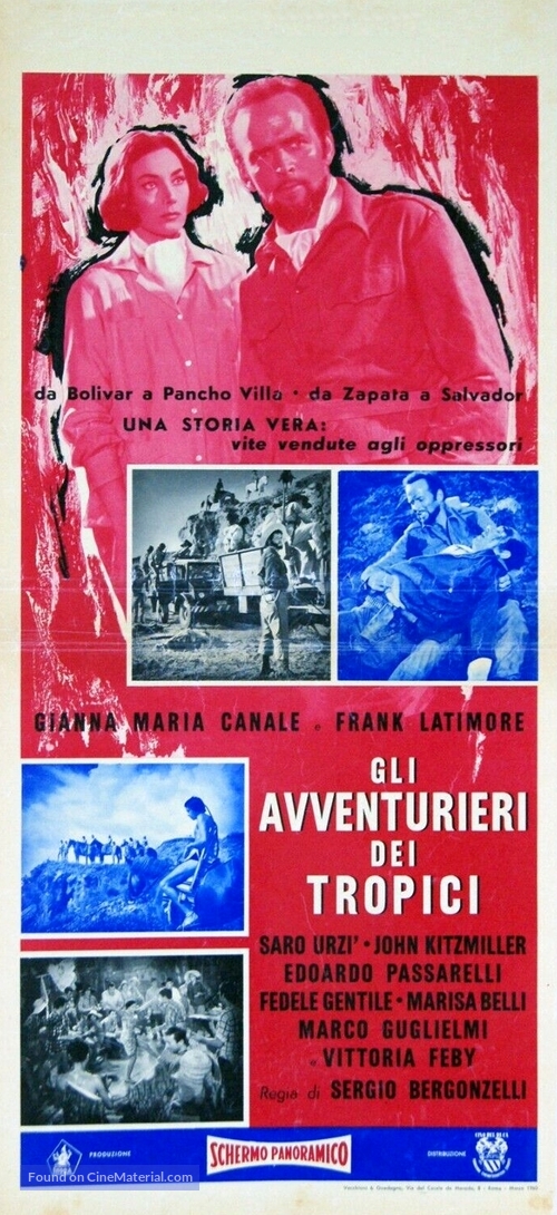 Gli avventurieri dei tropici - Italian Movie Poster