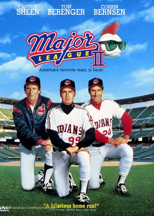 Major League 2 - DVD movie cover